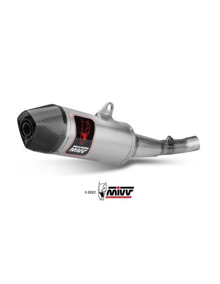 silencioso mivv oval st acero honda crf 450 2021 25 m ho 034 sxc