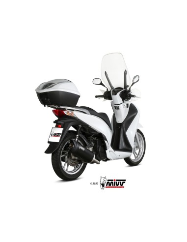 escape completo mivv 1x1 mover black honda sh 125 2013 16 sh 150 2013 16 mv ho 0003 lv