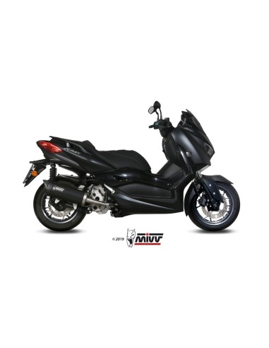 silencioso mivv mover black yamaha x max 300 2017 20 mv ya 0001 lv