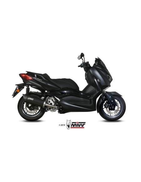 silencioso mivv mover black yamaha x max 300 2017 20 mv ya 0001 lv