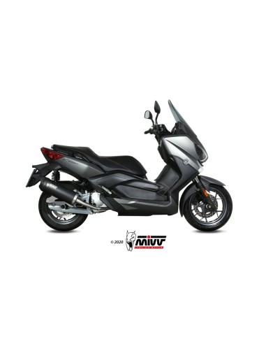 silencioso mivv mover black yamaha x max 125 2017 20 mv ya 0002 lv