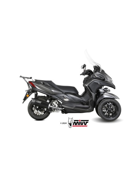 escape completo mivv 1x1 mover black yamaha tricity 300 2021 24 mv ya 0008 lv