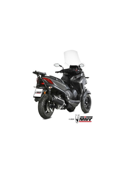 escape completo mivv 1x1 mover black yamaha tricity 300 2021 24 mv ya 0008 lv