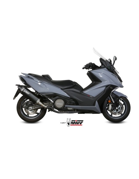 escape completo mivv 2x1 speed edge black kymco ak550 2017 20 o 009 lrb