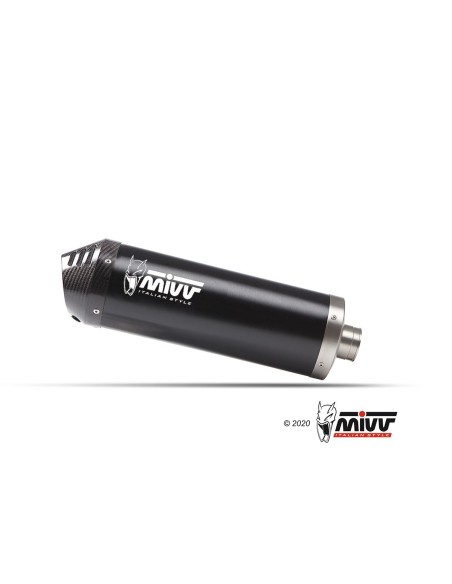 silencioso mivv oval acero negro carbon qj motor srt 700 x 2024 qj 001 lvc