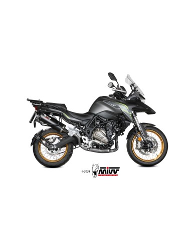 silencioso mivv oval acero negro carbon qj motor srt 700 x 2024 qj 001 lvc