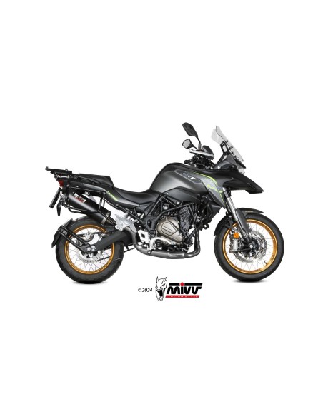 silencioso mivv oval acero negro carbon qj motor srt 700 x 2024 qj 001 lvc