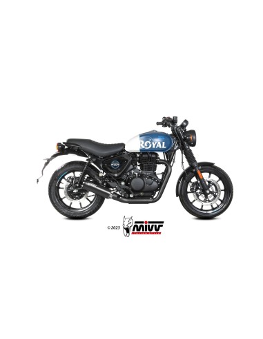 silencioso mivv hr 1 black royal enfield hntr 350 2022 24 re 005 lh1ba