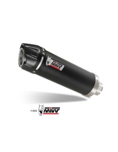 silencioso mivv gp carbon c tapa carbono suzuki sv 650 1999 02 s 004 l2sc 2