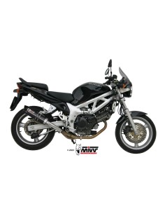 silencioso mivv gp acero negro carbon suzuki sv 650 1999 02 s 004 lxbc