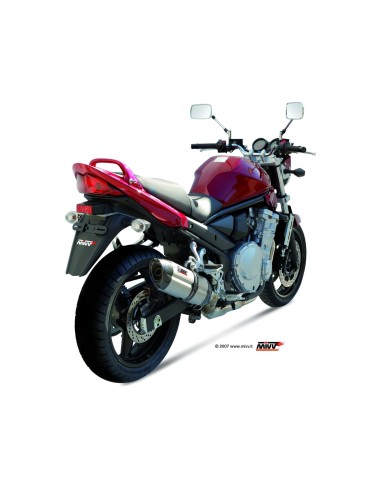 silencioso mivv suono st acero carbono suzuki gsf 650 bandit 2007 15 gsx 650 f 2008 15