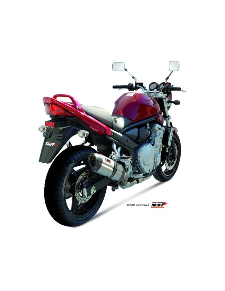silencioso mivv suono st acero carbono suzuki gsf 650 bandit 2007 15 gsx 650 f 2008 15
