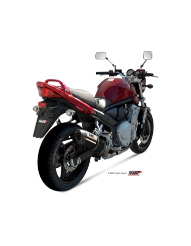 silencioso mivv suono acero negro carbon suzuki gsf 650 bandit 2007 15 gsx 650 f 2008 15