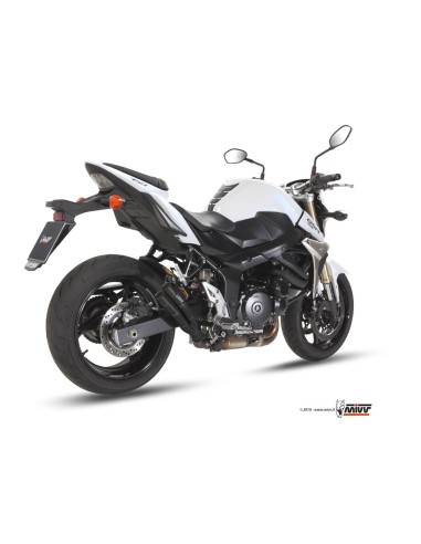 silencioso mivv double gun black suzuki gsr 750 2011 16 s 037 sdgb