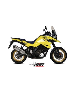 silencioso mivv speed edge st acero carbono suzuki dl v strom 1000 v strom 1050 xt 2