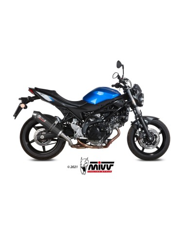 silencioso mivv oval carbono c tapa carbono suzuki sv 650 x 2016 25 s 045 l3c
