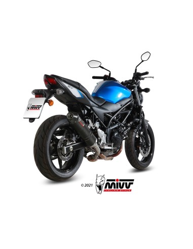 silencioso mivv oval carbono c tapa carbono suzuki sv 650 x 2016 25 s 045 l3c