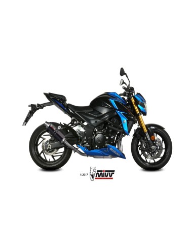 silencioso mivv gp black suzuki gsx s 750 2017 20 s 048 lxb