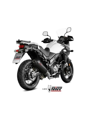 escape completo mivv 2x1 oval carbono con tapa carbono suzuki dl v strom 650 xt 2017 25