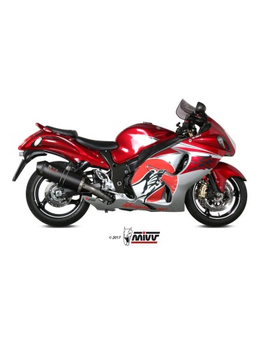 silenciosos mivv oval carbono c tapa carbono suzuki gsx r 1300 hayabusa 2008 17 s 052 lec