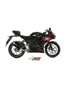 escape completo mivv 1x1 delta race black suzuki gsx r 125 gsx s 125 2017 20 s 055 ldrb