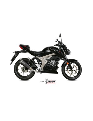 escape completo mivv 1x1 delta race black suzuki gsx r 125 gsx s 125 2017 20 s 055 ldrb