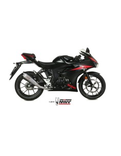 escape completo mivv 1x1 delta race st steel suzuki gsx r 125 gsx s 125 2017 20