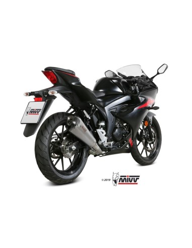 escape completo mivv 1x1 delta race st steel suzuki gsx r 125 gsx s 125 2017 20