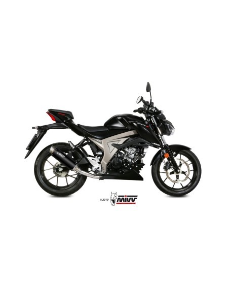 escape completo mivv 1x1 gp pro black suzuki gsx r 125 gsx s 125 2017 20 s 055 lxbp