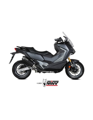 silencioso mivv oval black con tapa de carbono sym adxtg 400 2025 sy 004 lvc
