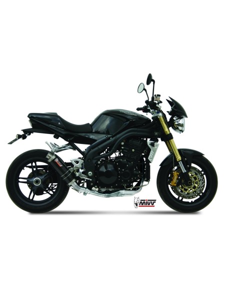 silencioso mivv gp carbon triumph speed triple 2005 06 t 005 l2s