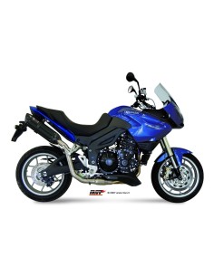 silencioso mivv suono acero negro carbon triumph tiger 1050 2007 13 t 007 l9 2
