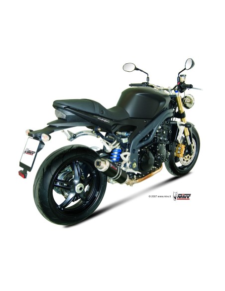 silencioso mivv gp black triumph speed triple 2007 10 t 008 lxb