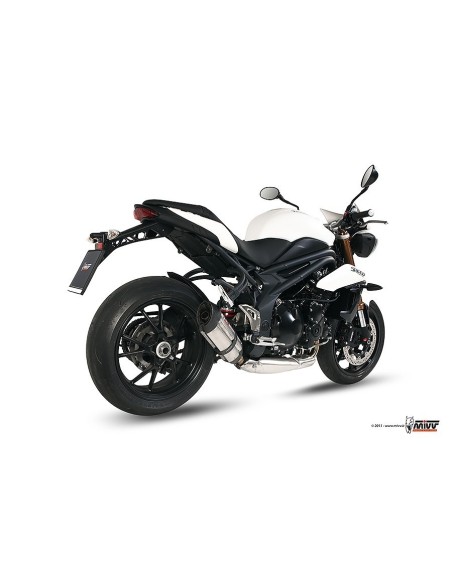 silencioso mivv suono st acero carbono triumph speed triple 2011 15 t 012 l7