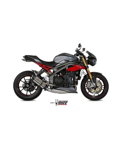 silencioso mivv suono st acero carbono triumph speed triple 2016 17 t 016 l7