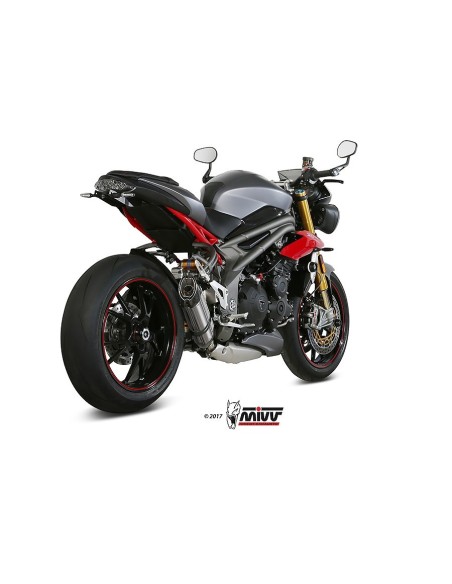 silencioso mivv suono st acero carbono triumph speed triple 2016 17 t 016 l7