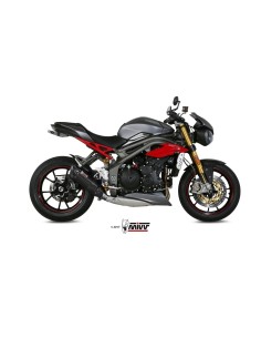 silencioso mivv suono acero negro carbon triumph speed triple 2016 17 t 016 l9 2