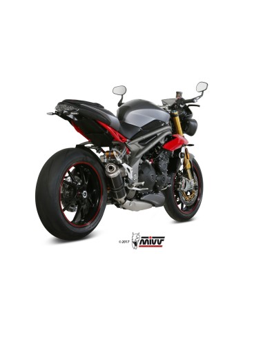 silencioso mivv gp black triumph speed triple 2016 17 t 016 lxb