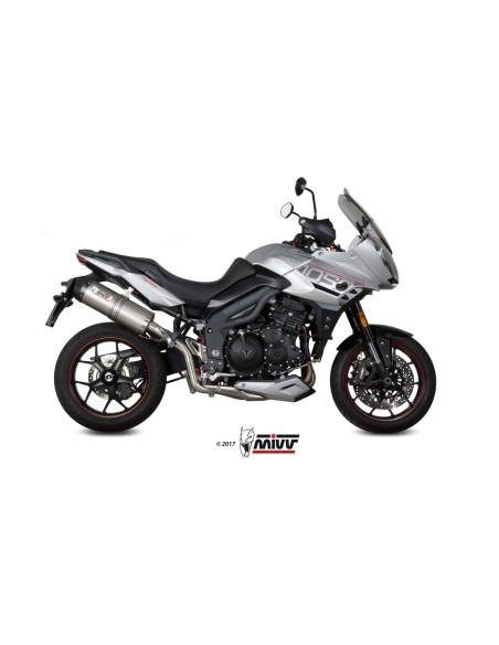 silencioso mivv oval titan c tapa carbono triumph tiger 1050 sport 2017 20 t 017 lnc