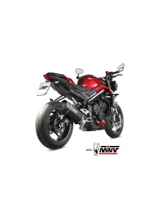 escape completo mivv 3x1 sr 1 black titanium triumph street triple 765 r rs 2023 25 2