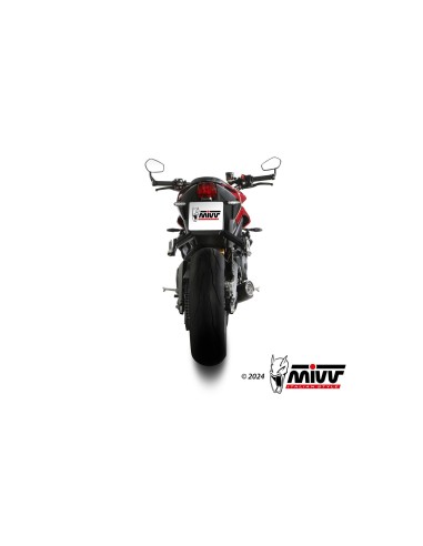 escape completo mivv 3x1 x m5 black triumph street triple 765 r rs 2023 24 t 027 sc5b