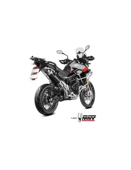 silencioso mivv dakar black triumph tiger 900 gt pro rally 2024 26 t 028 lekb
