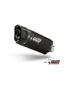 escape completo mivv 3x1 sr 1 black titanium triumph street triple 765 r rs 2025 26