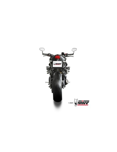 escape completo mivv 3x1 x m5 black triumph street triple 765 r rs 2025 26 t 031 sc5b