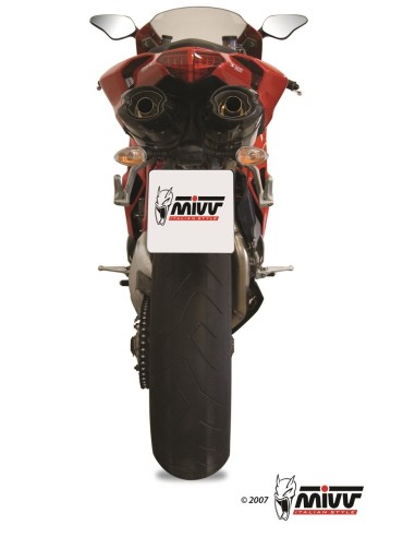 silenciosos mivv suono st acero carbono ducati 848 2007 13 1098 2007 11 1198 2009 12