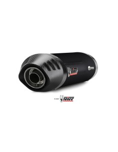 silencioso mivv oval carbono c tapa carbono honda cbr 1000 rr 2006 07 uh 032 lec