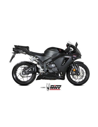 silencioso mivv ak 1 titanium con tapa de carbono honda cbr 600 rr 2024 26 uh 038 l4k