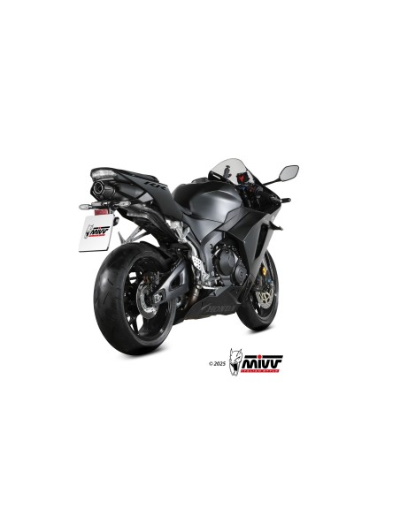 silencioso mivv ak 1 titanium con tapa de carbono honda cbr 600 rr 2024 26 uh 038 l4k