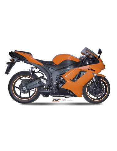 silencioso mivv suono st acero carbono kawasaki zx 6 r 2007 08 uk 019 l7