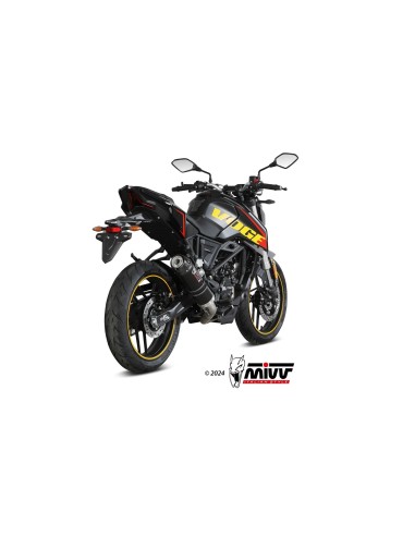 escape completo mivv 1x1 gp black con tapa carbono voge brivido 125r 2023 24 vo 002 lxbc